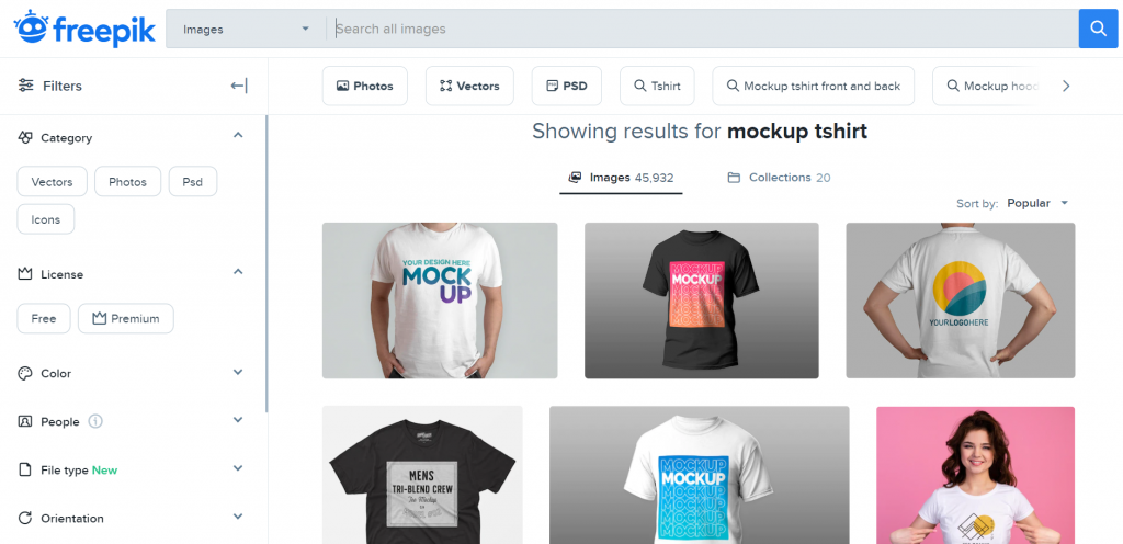 How to get free T-shirt Mockups to promote your Designs?