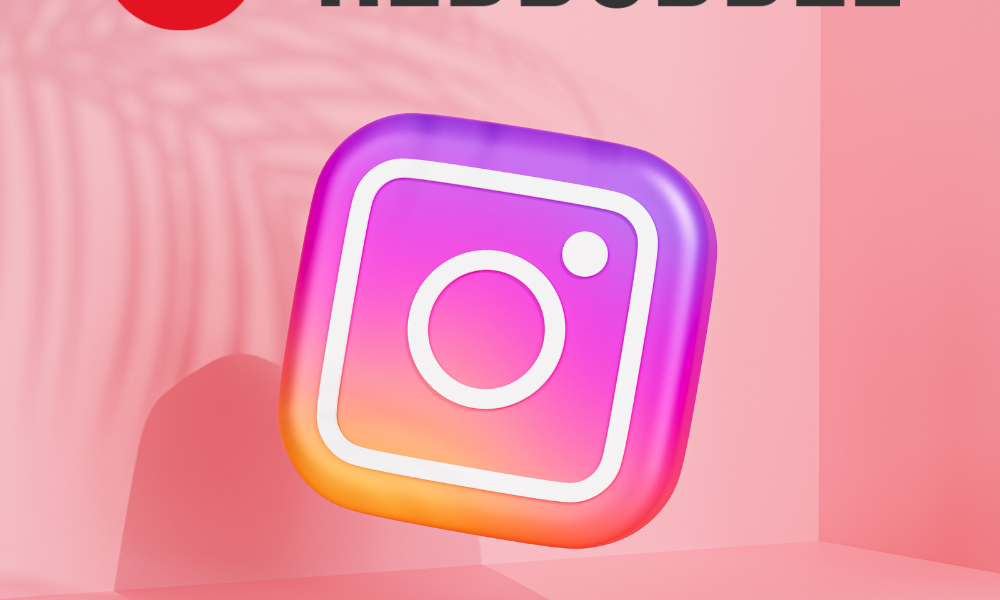 promote Redbubble on instagram