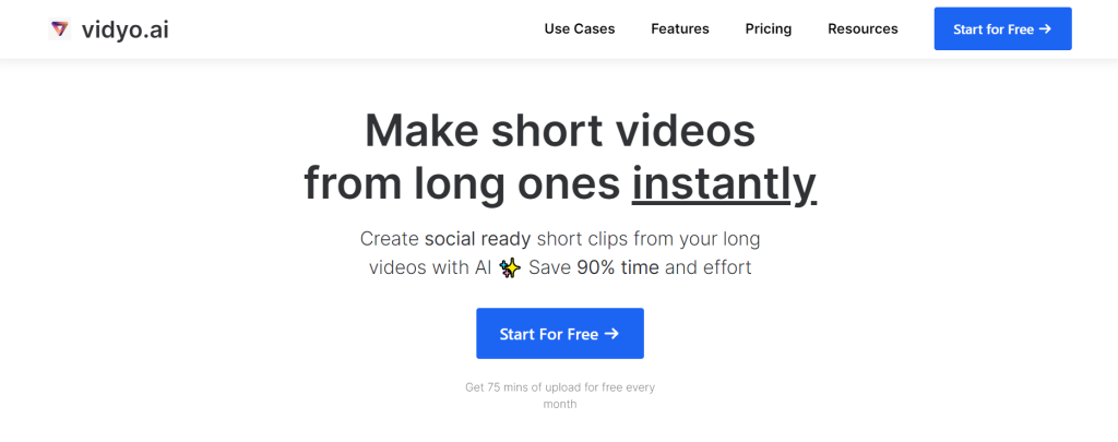 Convert Youtube Videos to short Videos with AI Tools