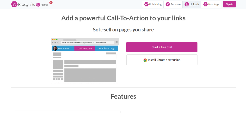 Call to action Overlay message Makers: Sniply Alternatives  