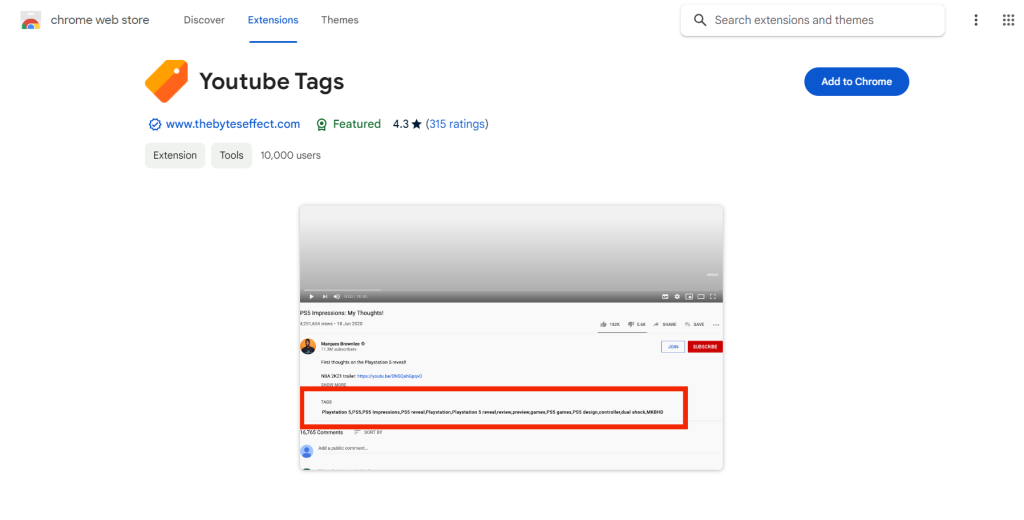 Chrome Extensions for YouTube